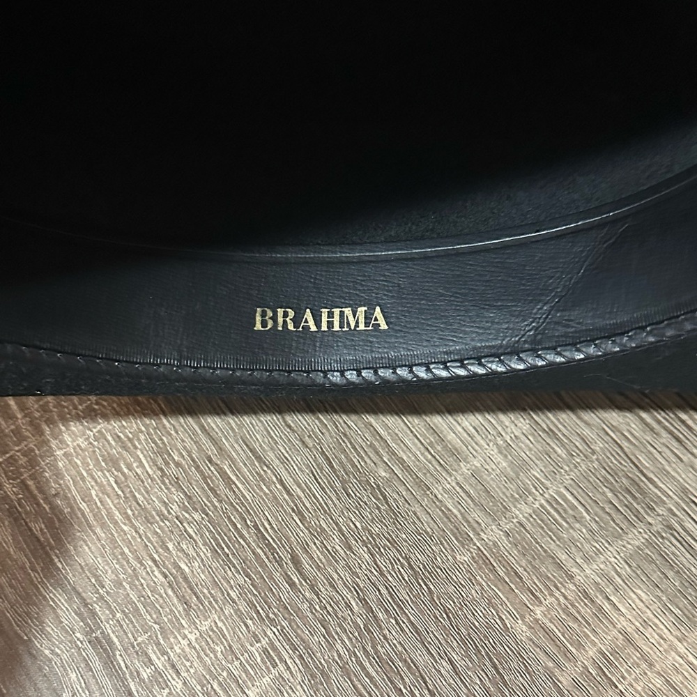 Brahma Black Wool Cowboy Hat Size 7.5 - Picture 3 of 6